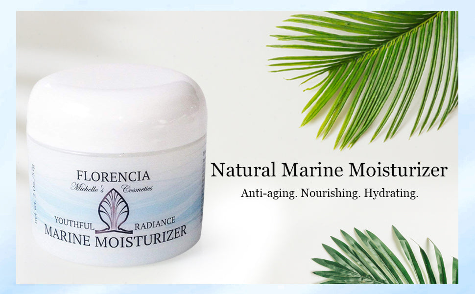 Marine Moisturizer Natural face cream - anti-aging, nourishing, hydrating cream